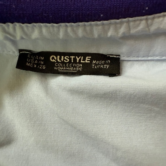 Retro look graphic button-up shirt with tie waist - Picture 7 of 7